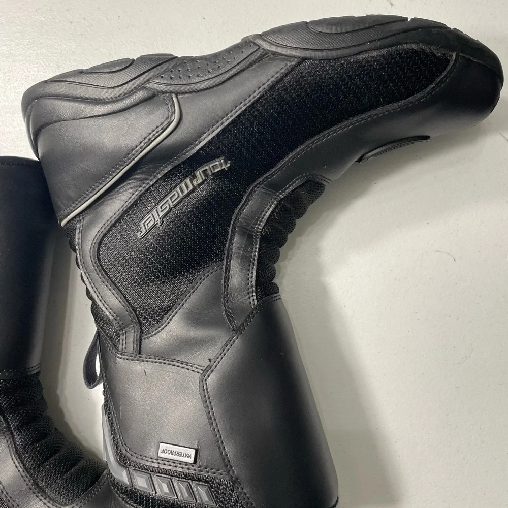 Tourmaster Black  Mortocycle Riding Boots Size 11
